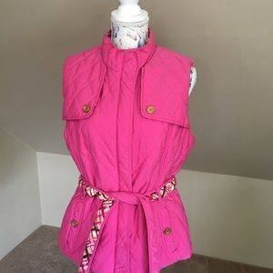 🌸🌸🌸Lilly Pulitzer two sides pink vest 🌸🌸🌸